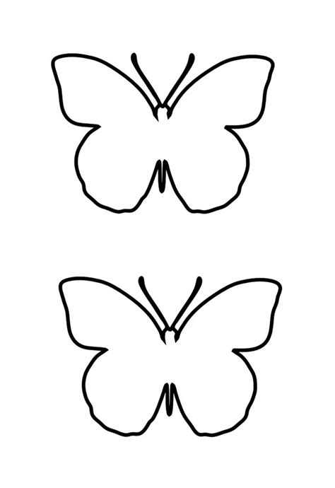 Printable Butterfly Template Cut Out Printable Templates