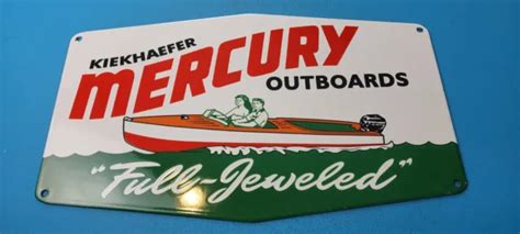 Vintage Mercury Outboards Porcelain Kiekhaefer Boat Gasoline Motors