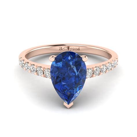 Blue Sapphire Engagement Rings Online Australia Brilliyond