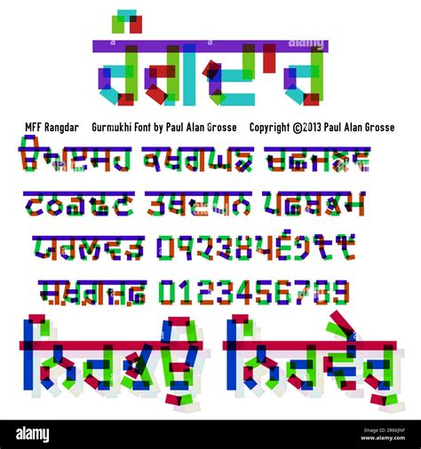 Gurmukhi Letters Hi Res Stock Photography And Images Alamy
