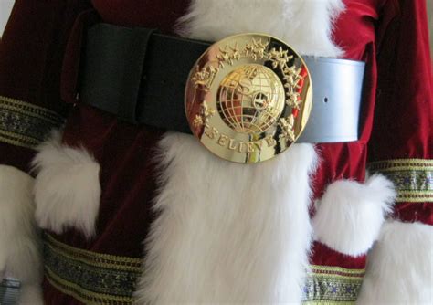 5 12 Gold Santa Believe Buckle Fits 4 Belts