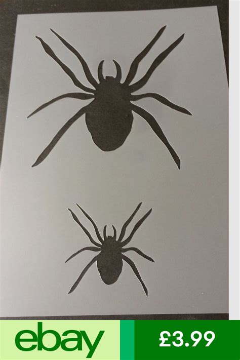 Spider Halloween Mylar Reusable Stencil Airbrush Painting Art Craft Diy