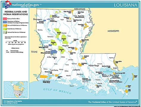 Map Louisiana Indian