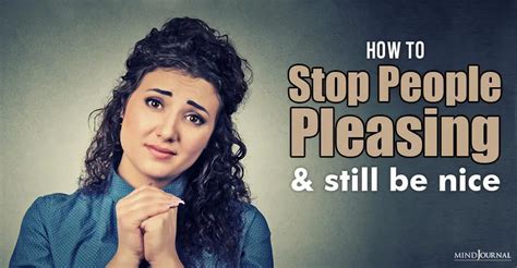 how to stop people pleasing and still be nice 5 rules to live by