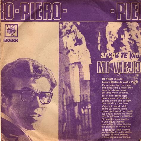 Piero Mi Viejo Si Vos Te Vas 1969 Vinyl Discogs