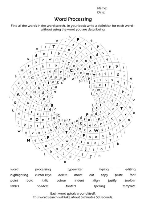 Hidden to find are the names of 100 common items found around the house. Cool Word Searches to Print | Activity Shelter