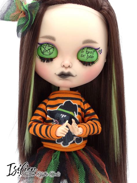 Blythe Witch Blythe Halloween Blythe Doll Blythe Sorceress Etsy