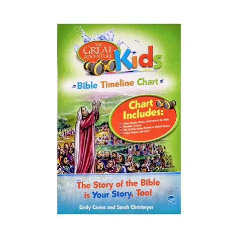 Great Adventure Kids Bible Timeline Chart Josephs Inspirational