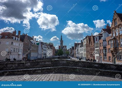 A Great View Of The Famous Jan Van Eyckplein From Koningstraat Bridge