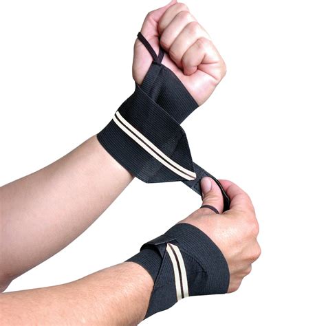 Athletic Works Fitness Wrist Wraps With Thumb Loops Pair
