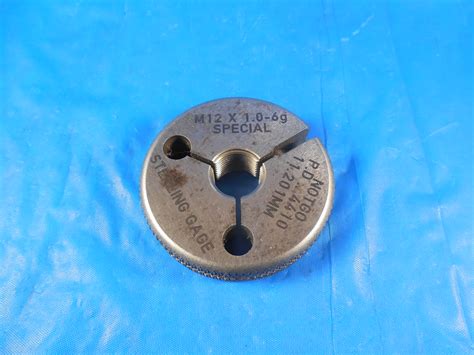 M12 X 10 6g Special Metric Thread Ring Gage 120 1 No Go Only Pd