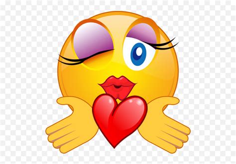 Mq Yellow Head Heart Flirt Emoji Emojis Flirt Emoji Flirt Emoji