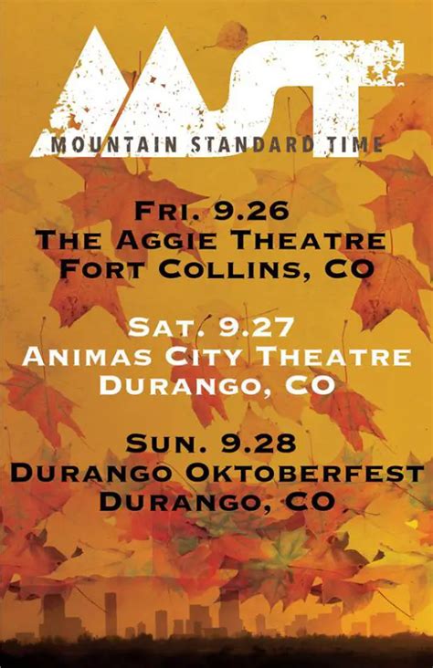 Mountain Standard Time New Album Highway Lines Fall Tour Grateful Web