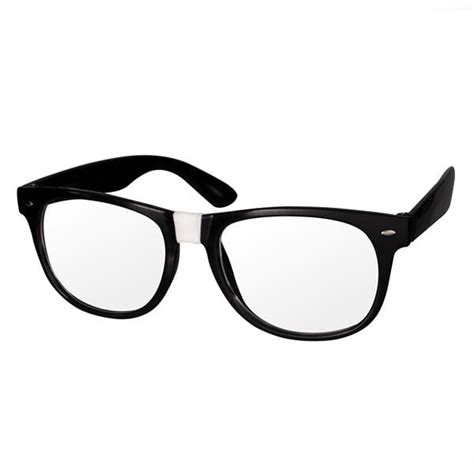 Black Horn Rimmed Nerd Glasses