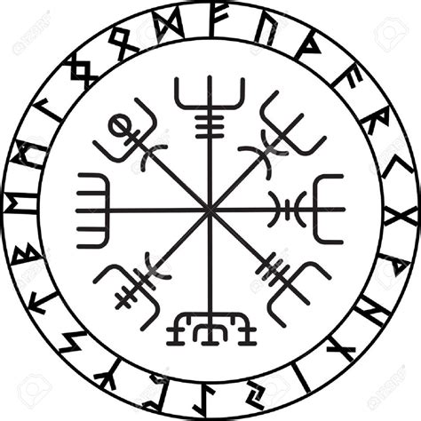Vegvisir The Magic Navigation Compass Of Ancient Icelandic Vikings