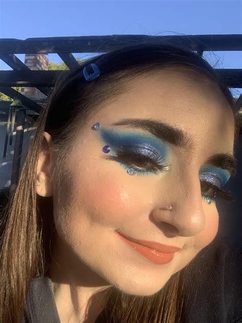did a look in honor of voting blue 💙 r makeuplounge