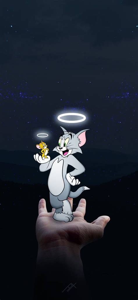 Tom And Jerry Wallpaper 4k Black Background Broderick Thran