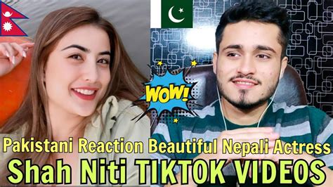 Pakistani React To Nepali Actress Shah Niti Tiktok Videos Rk