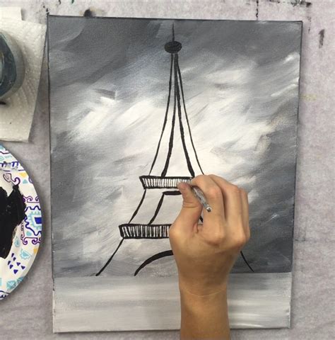 How To Paint An Eiffel Tower Step By Step Painting With Tracie Kiernan