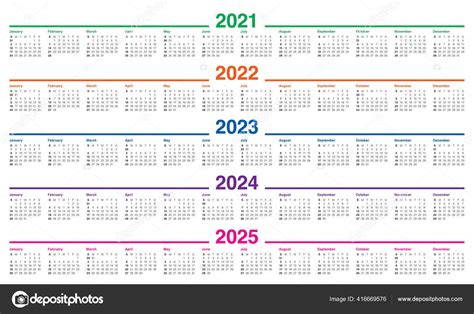 Eenvoudig Kalender Voor Jaar 2023 En 2022 2024 Week Begint Aan Images