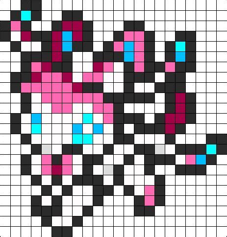 Sylveon Kandi Pattern Pokemon Perler Beads Pokemon Bead Hama Beads