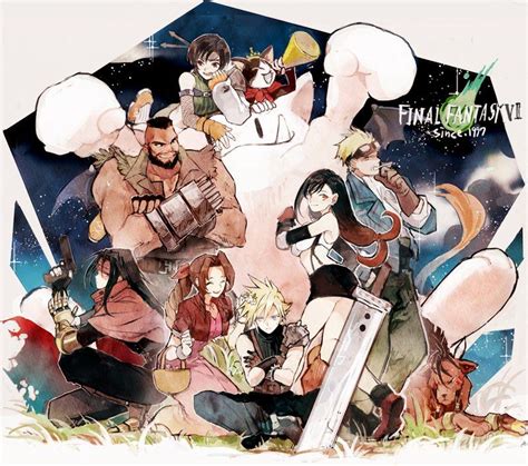 Ff Vii Art Final Fantasy Artwork Final Fantasy Characters Final