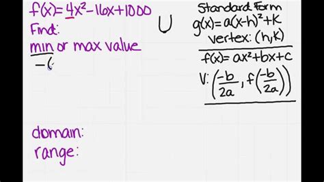 How To Find The Maximum Value Of A Quadratic Function Cloudshareinfo