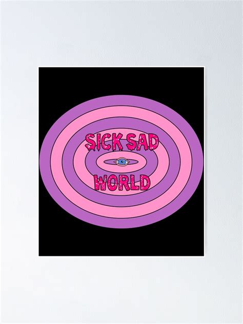 Daria Sick Sad World Sticker Poster For Sale By Exismduhh1 Redbubble