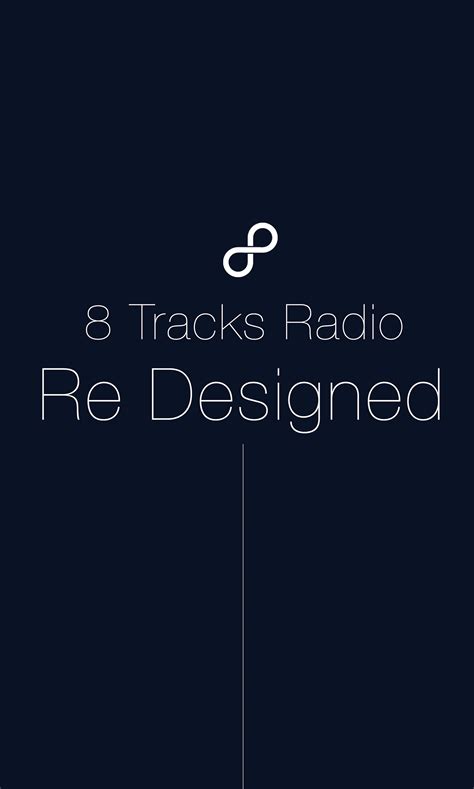 8tracks radio redesign on behance