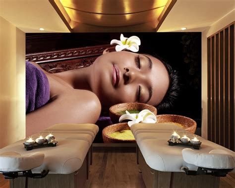 Spa Massage Center Wallpaper Modellen 3d Behangen 3d Achtergronden