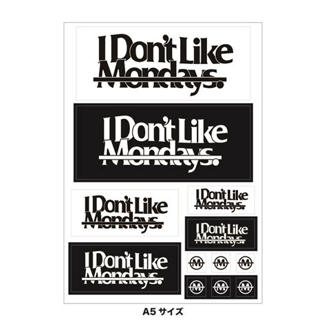 I Don T Like Mondays Official Site Store