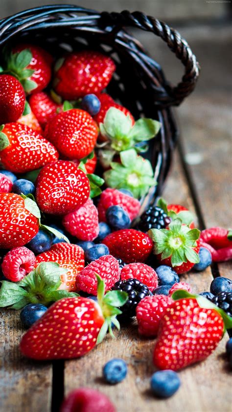 Food Wallpaperhdsitefood 4 3847 Basket Berries Blackberry