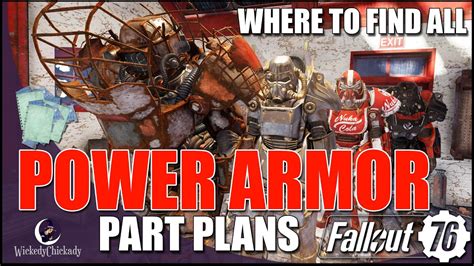 Where To Find All Power Armor Plans In Fallout 76 Rare Plan Farming