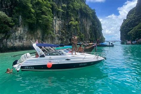 Phuket Private Speed Boat Charter To Phi Phi Islands Speed Boat Tour