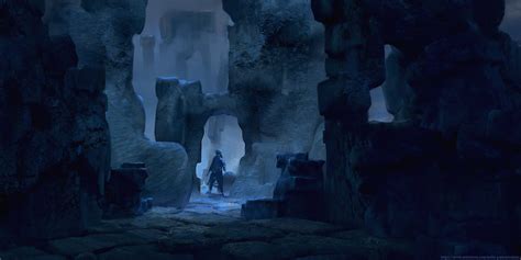 Wallpaper Ruin Blue Formation Darkness Screenshot Ice Cave
