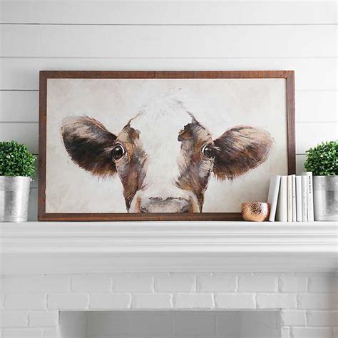 Chocolate Milk Framed Art Print In 2020 Cow Art Cow Canvas