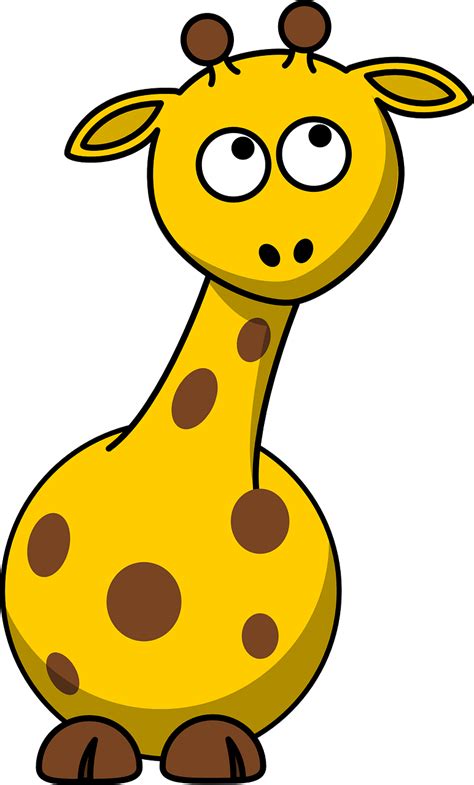 Download Baby Giraffe Cute Cartoon Royalty Free Vector Graphic Pixabay