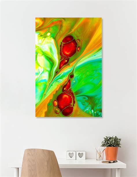 Acrylic Abstract Canvas Print By Annemarie Ridderhof Exclusive Edition From 59 Curioos