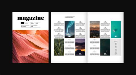 Indesign Magazine Template Layout