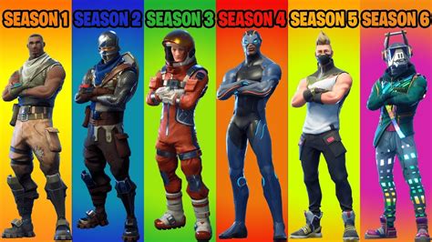 Evolution Of Seasons In Fortnite Battle Royale Youtube