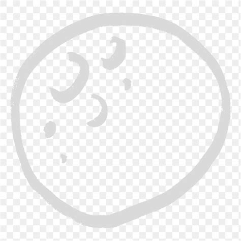 Full Moon Gray Png Space Free Png Sticker Rawpixel