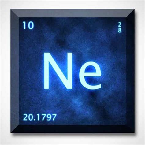 Neon Ne Sejarah Atom Dan Rumus Kimia Mastah