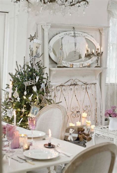 40 Fantastic Shabby Chic Christmas Decoration Ideas Decoration Love