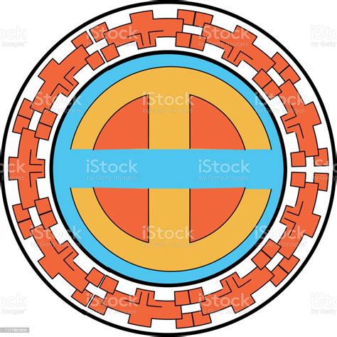 Isolated China Circle Vector Design Stock Illustration Download Image