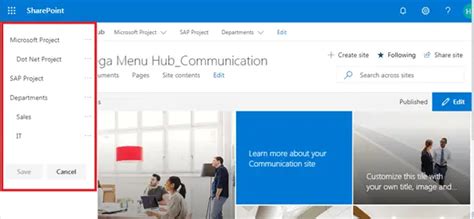 How To Create Navigation In Modern Sharepoint Online Global Sharepoint