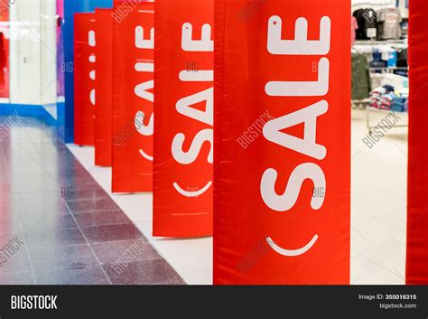 Big Red Sales Poster Image And Photo Free Trial Bigstock