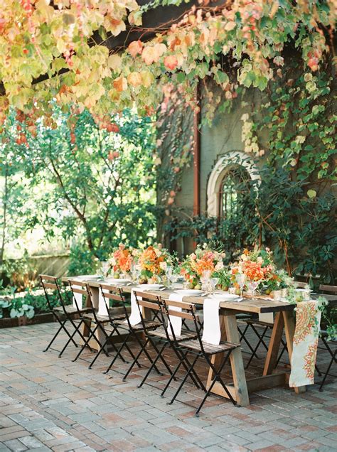 Romantic Fall Outdoor Wedding