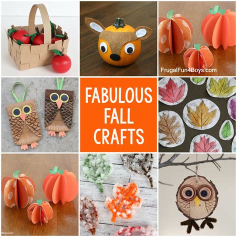 Fabulous Fall Crafts For Kids And Tweens Frugal Fun For Boys And Girls