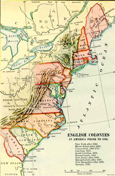 13 Colonies Map Fotolip