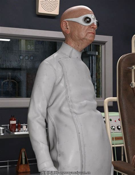 Mad Scientist Outfit For Genesis 8 Males Daz我要资源网 Daz模型下载